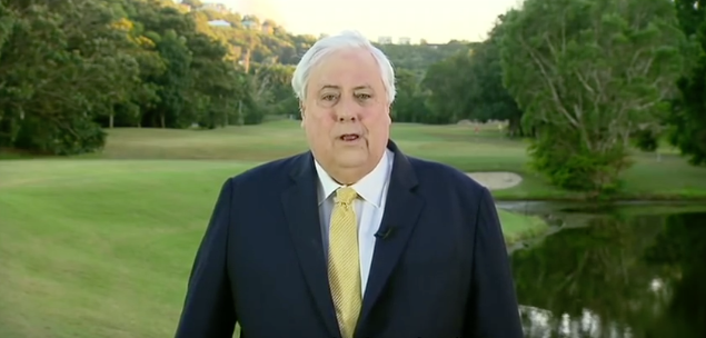 Clive Palmer charged with criminal offence
