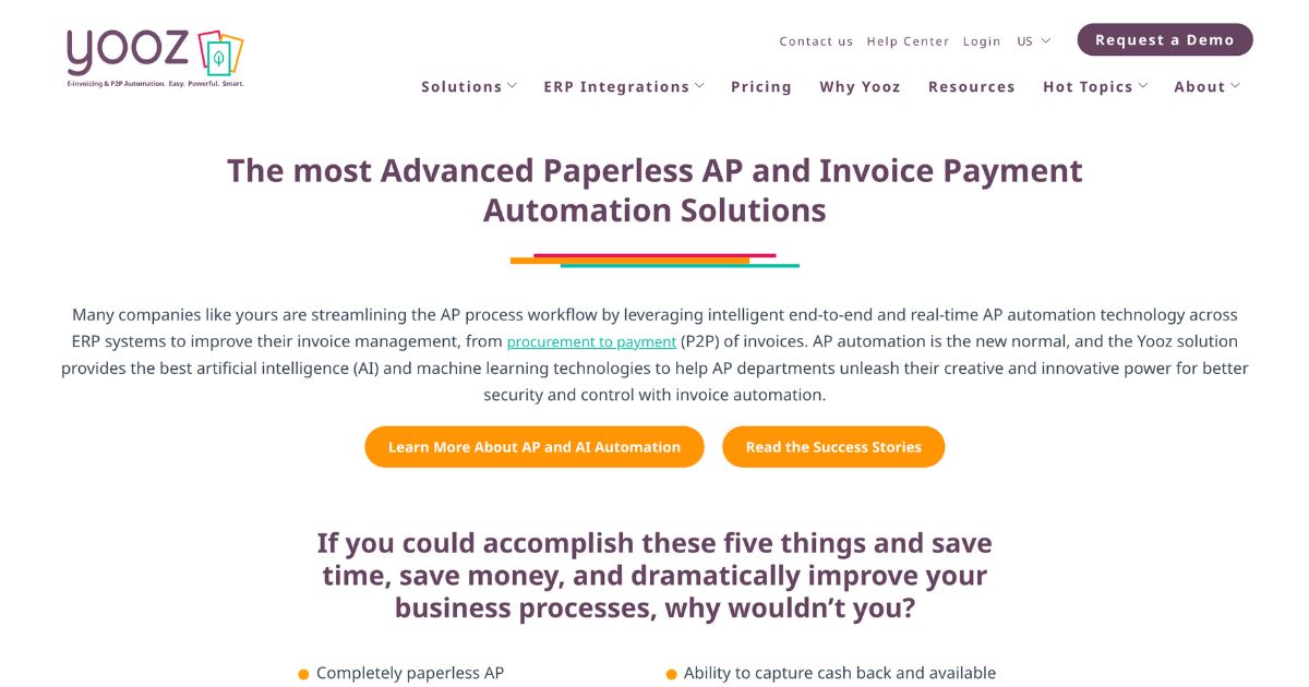 Yooz: Revolutionizing AP and invoice payment automation