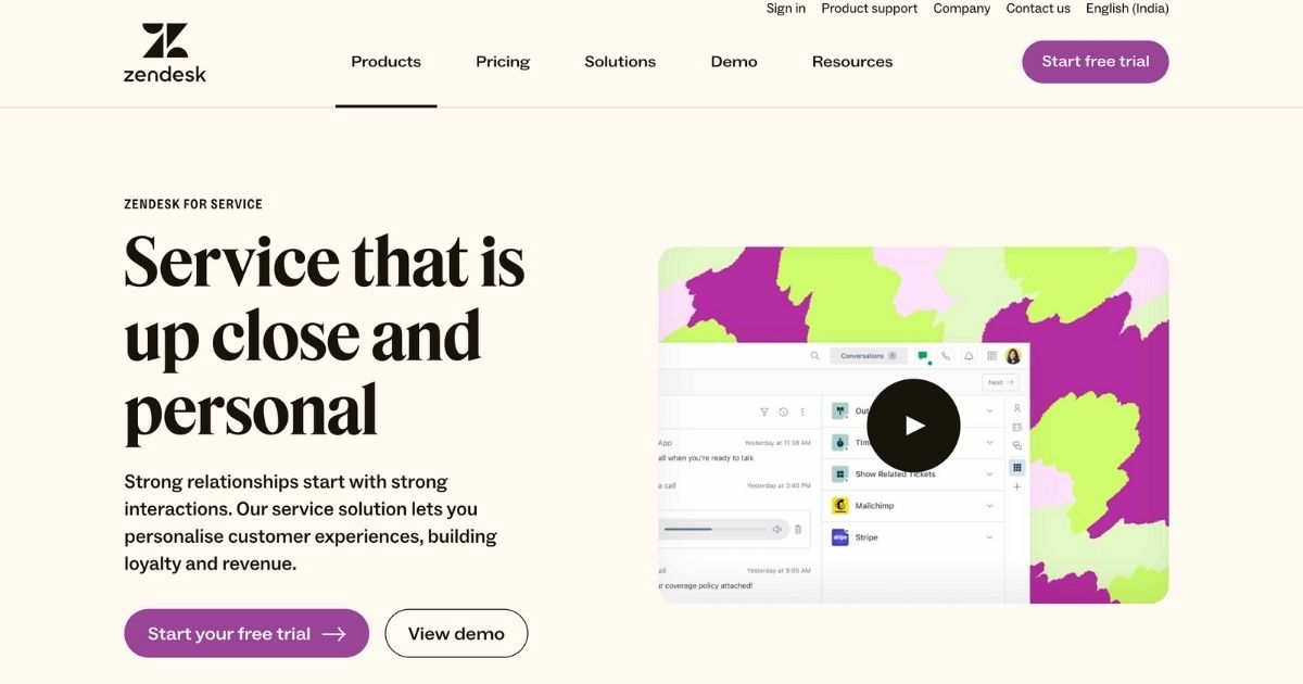 Zendesk: Revolutionizing customer service with personalized interactions