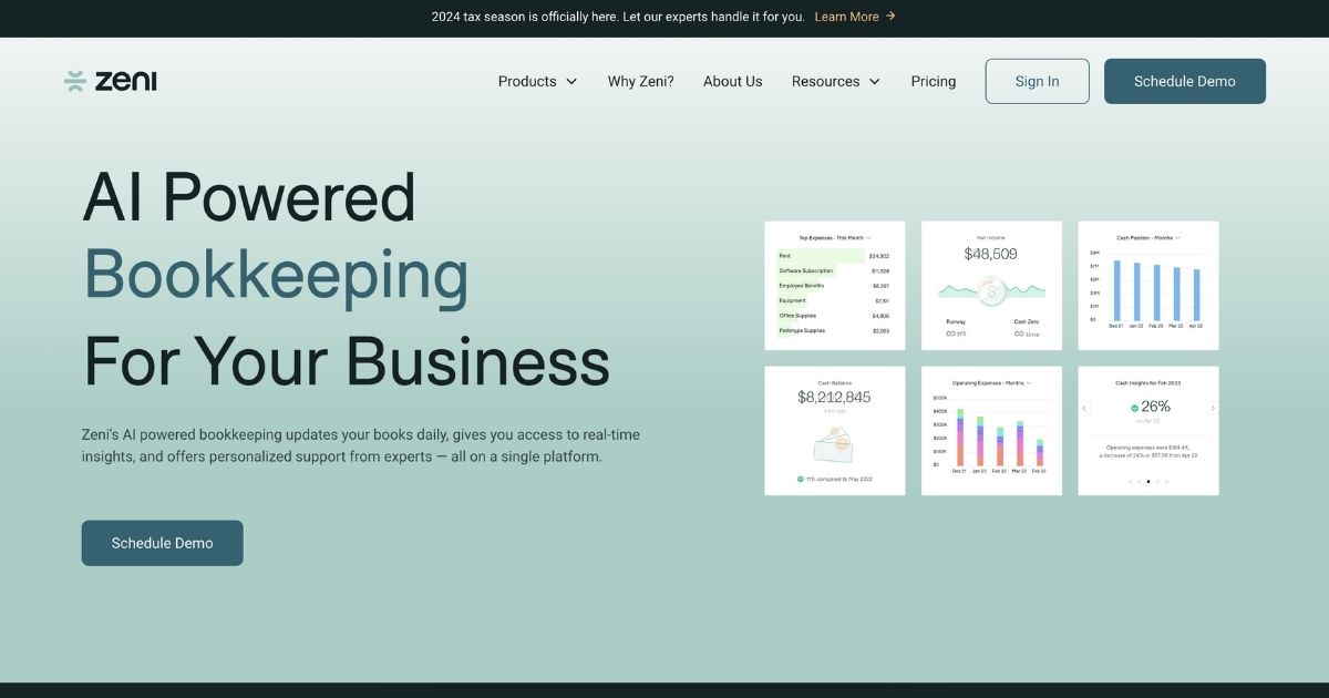 Zeni: Revolutionize your financial operations with AI-powered bookkeeping