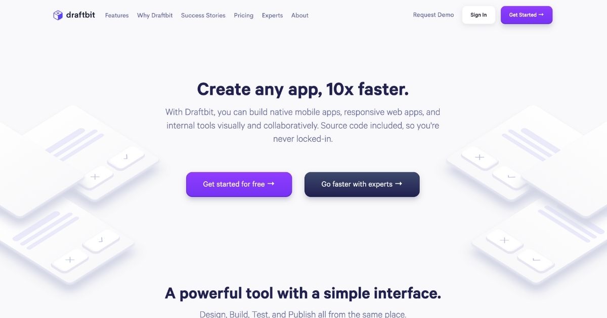 Draftbit: Create your app 10x faster with ease