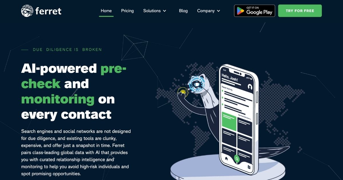Ferret: Your AI-powered relationship intelligence tool