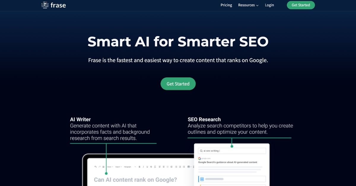 Frase: Smart AI for smarter SEO content creation