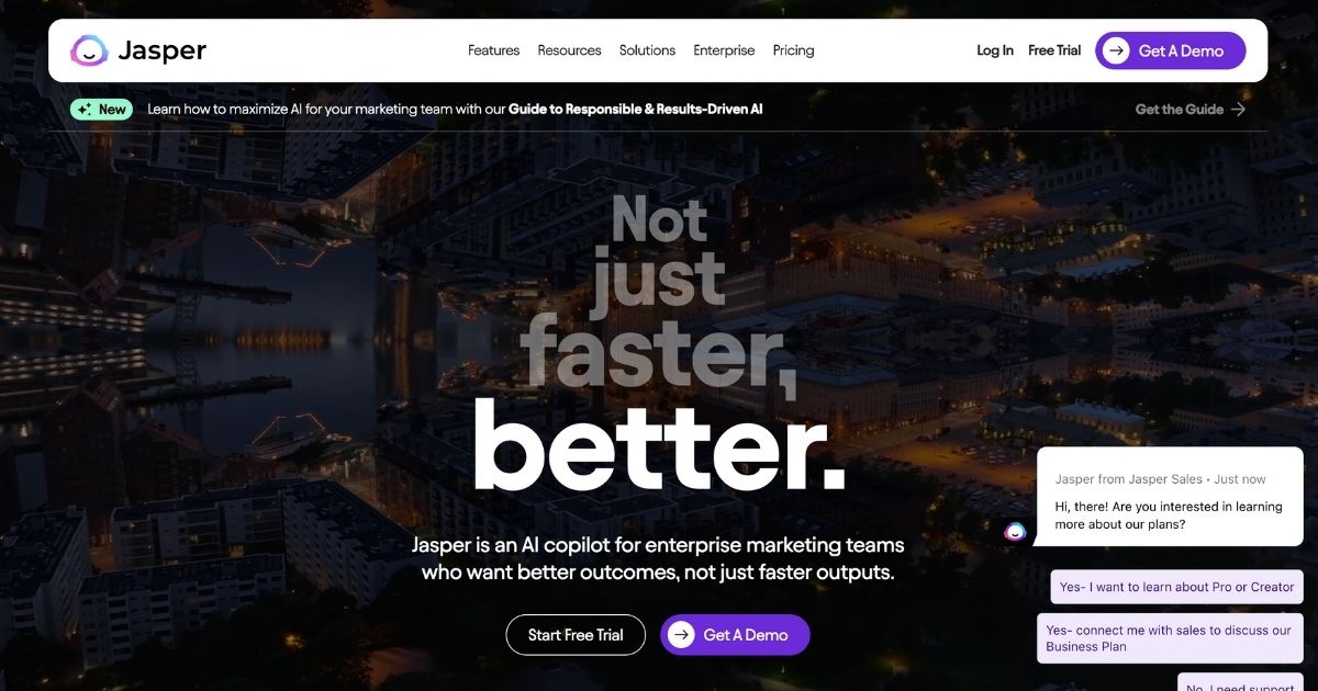 Jasper: The ultimate AI copilot for marketing teams