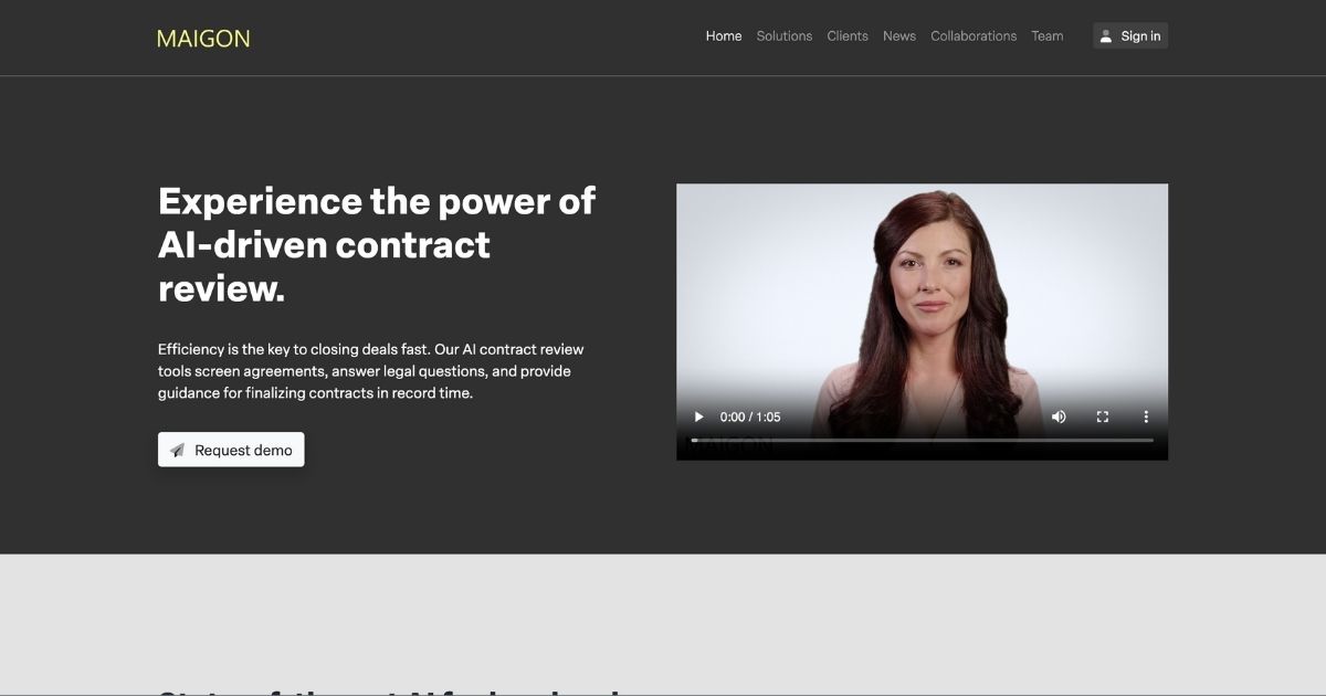 Maigon: AI-driven contract review for fast, efficient deals