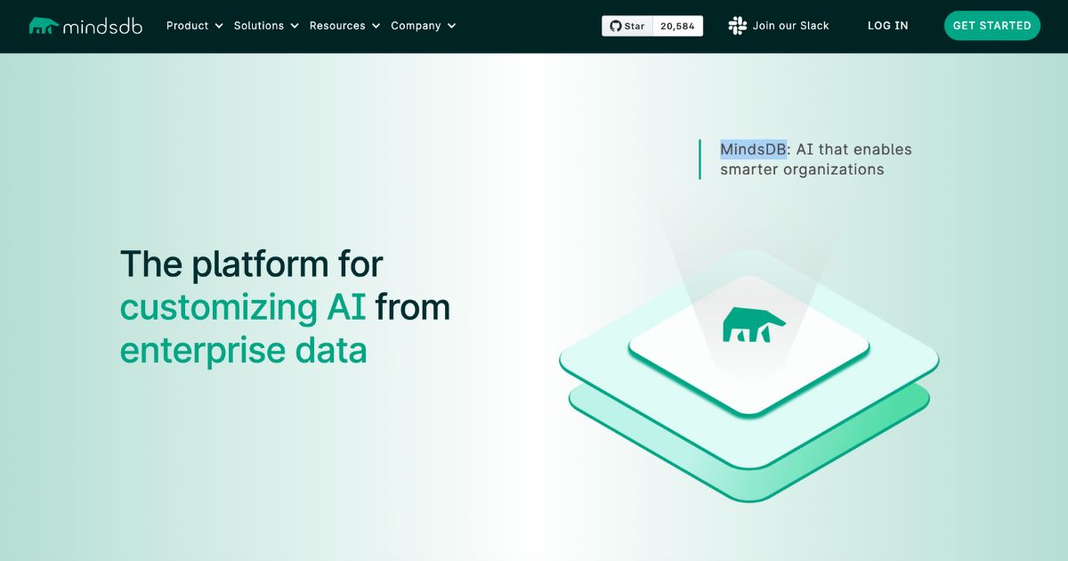 MindsDB: Customize AI for your enterprise