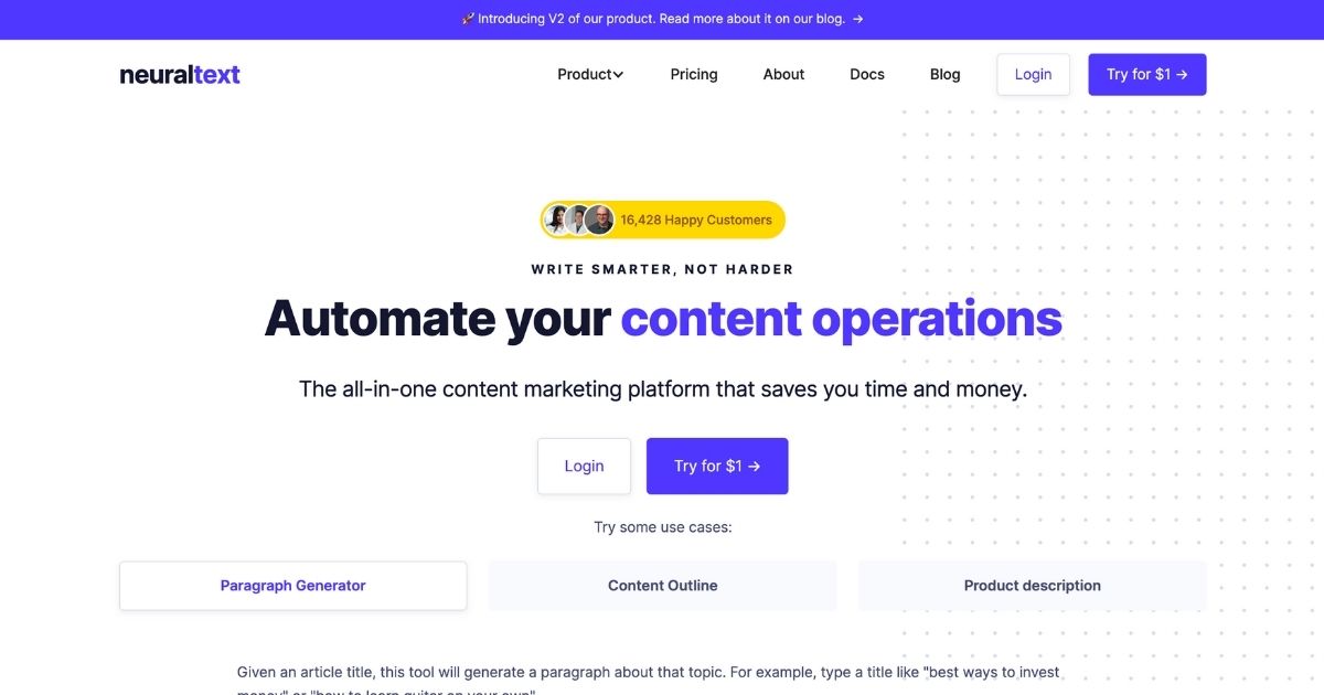 Neuraltext: Automate your content operations and boost SEO