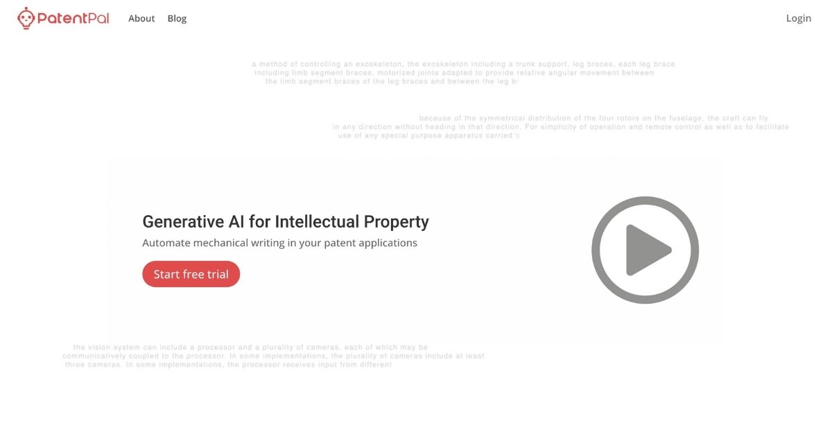 PatentPal: Revolutionizing patent application writing with AI