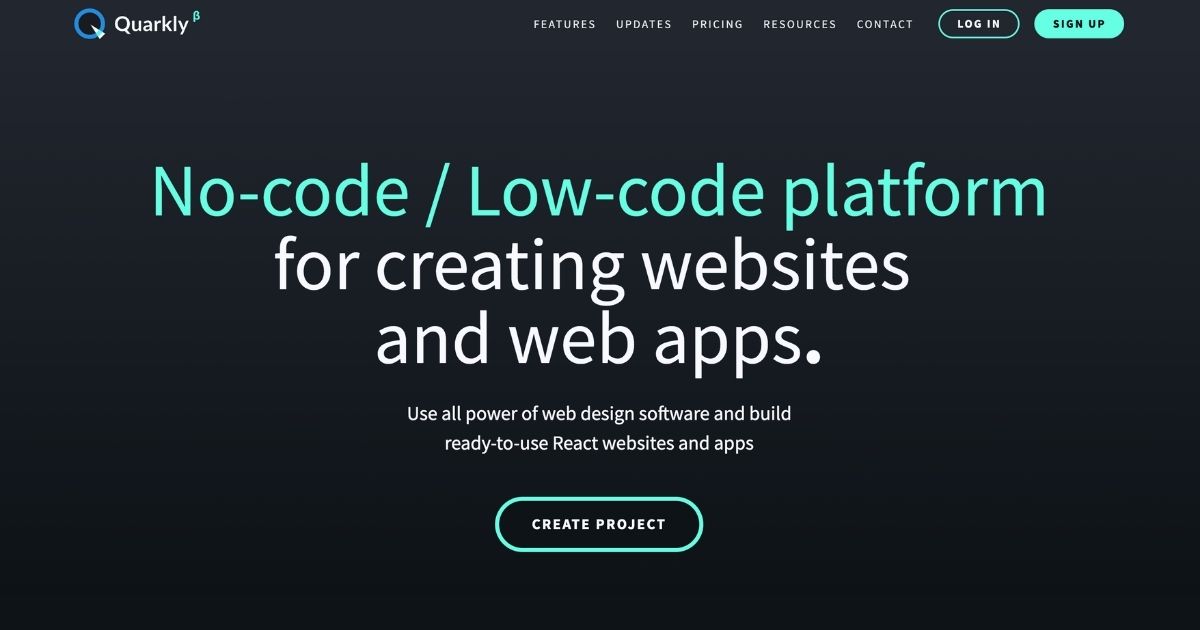 Quarkly: Build stunning websites and web apps with ease