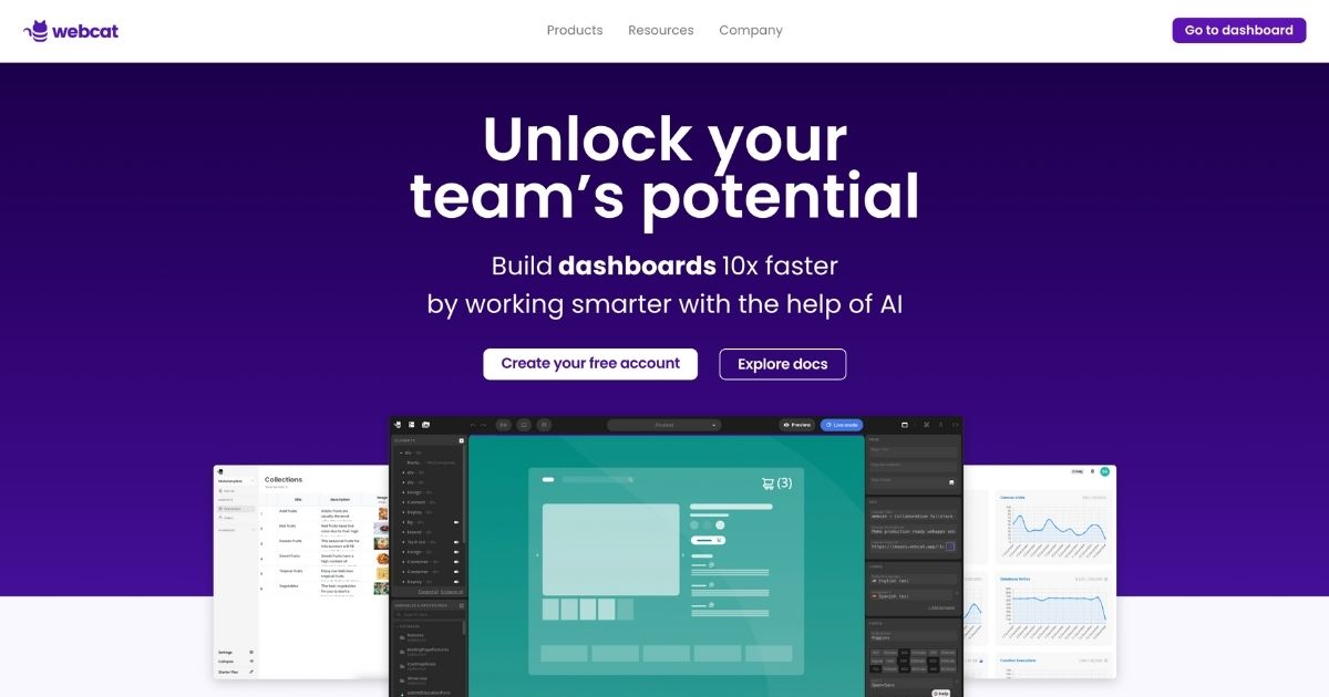 Webcat: AI-powered low-code development