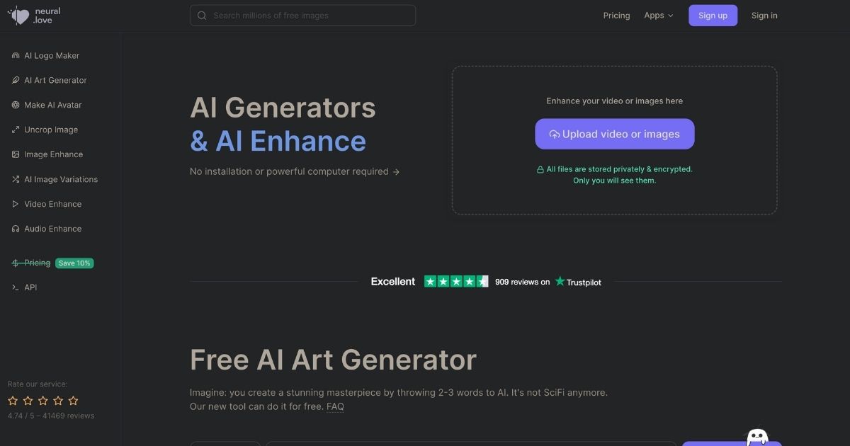 NeuralLove: Enhance and create with AI generators