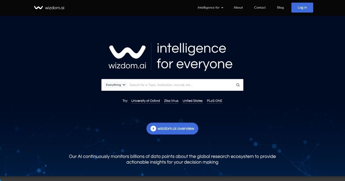 WizdomAi: Unleash the power of global research insights