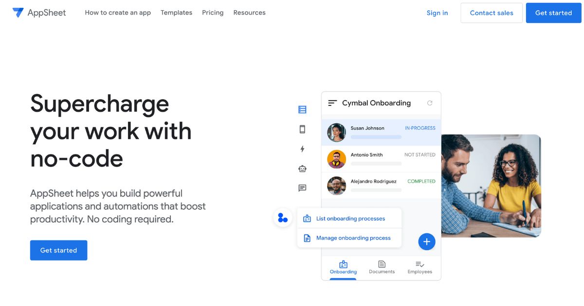 AppSheet: Supercharge your work with no-code app building