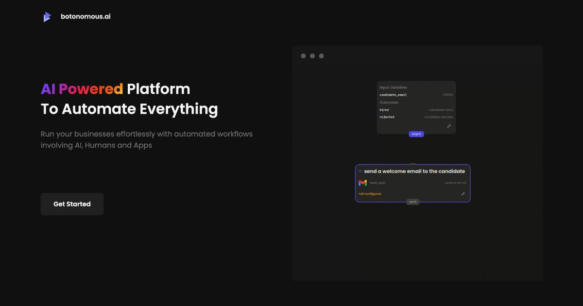 Botonomous: AI-powered automation for effortless operations