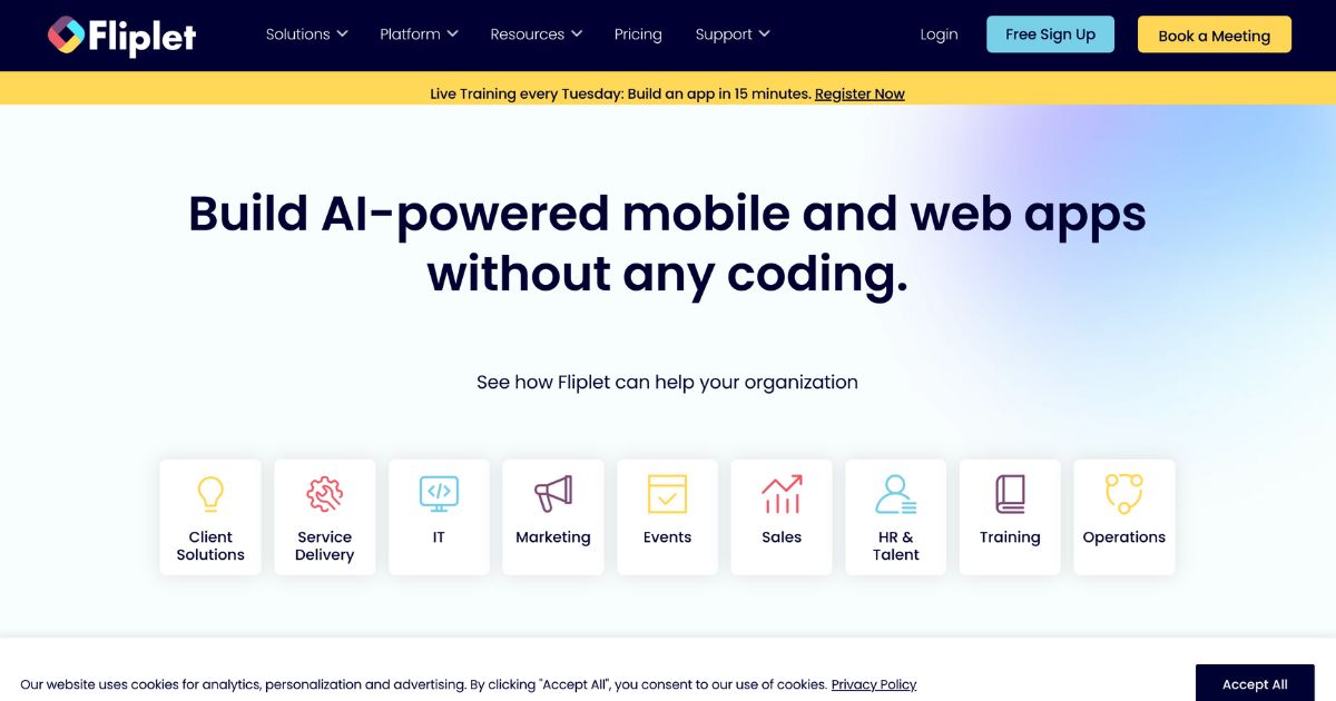 Fliplet: AI-powered app building without coding