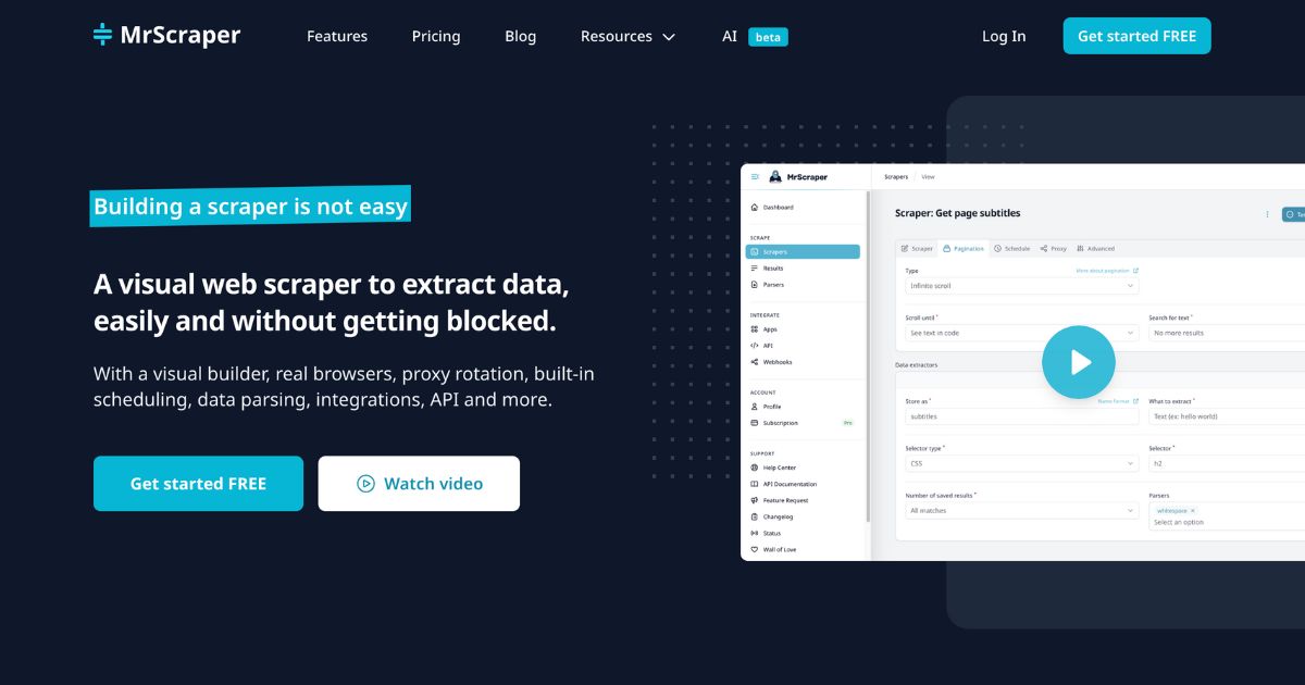 MrScraper: The ultimate tool for easy web scraping