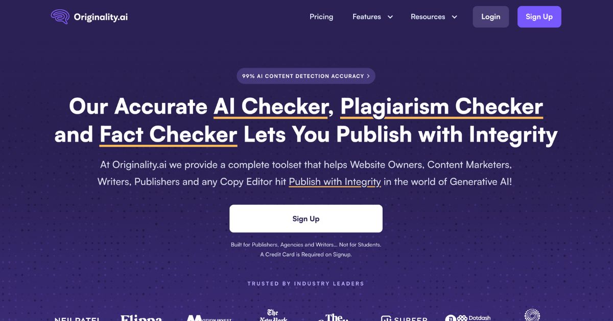 OriginalityAi: The ultimate content integrity tool for web publishers