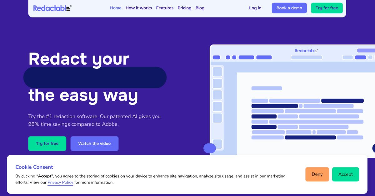 Redactable: Redact email addresses the easy way