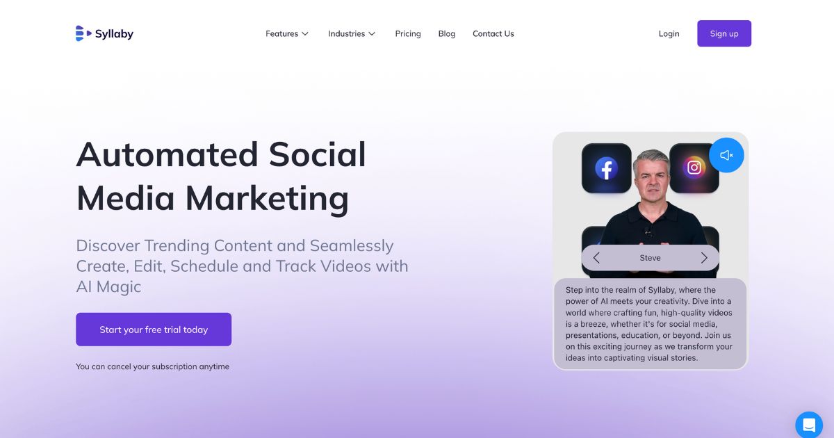Syllaby: Transform your content with Ai magic