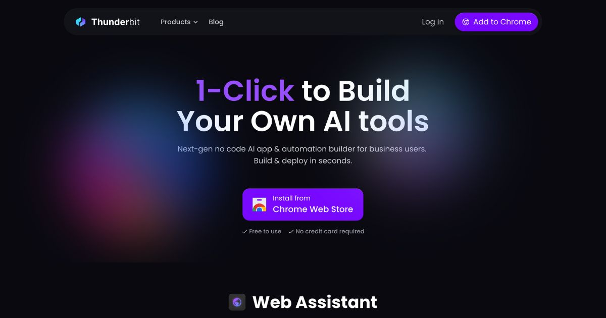 Thunderbit: Next-gen AI tools for your business success