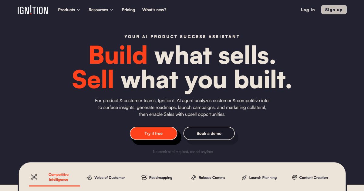 Ignition: Ai assistant for product success