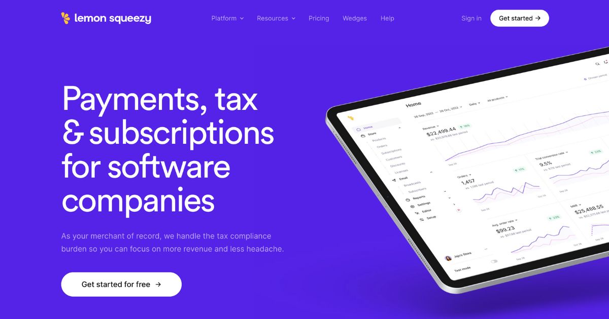 LemonSqueezy: Simplifying SaaS management and marketing