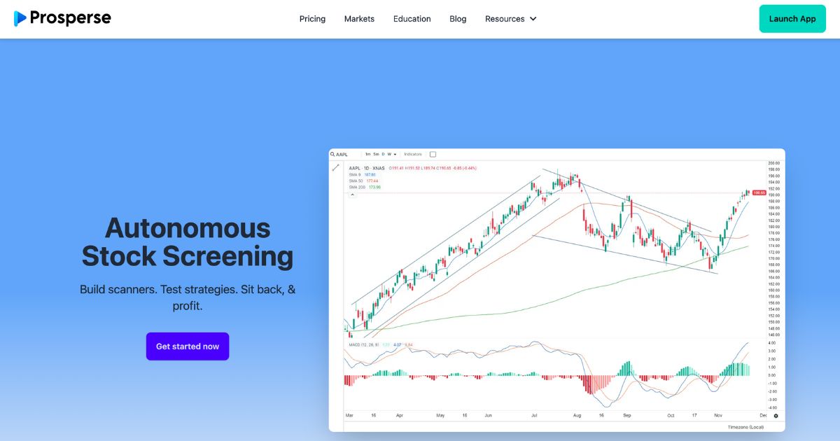 Prosperse: Automated AI stock market analysis