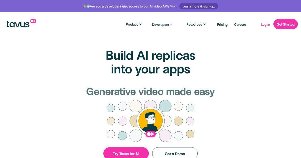 Tavus: AI-driven video creation for businesses