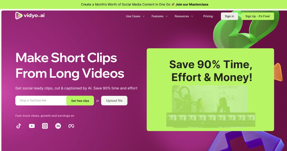VidyoAI: AI-powered video editing