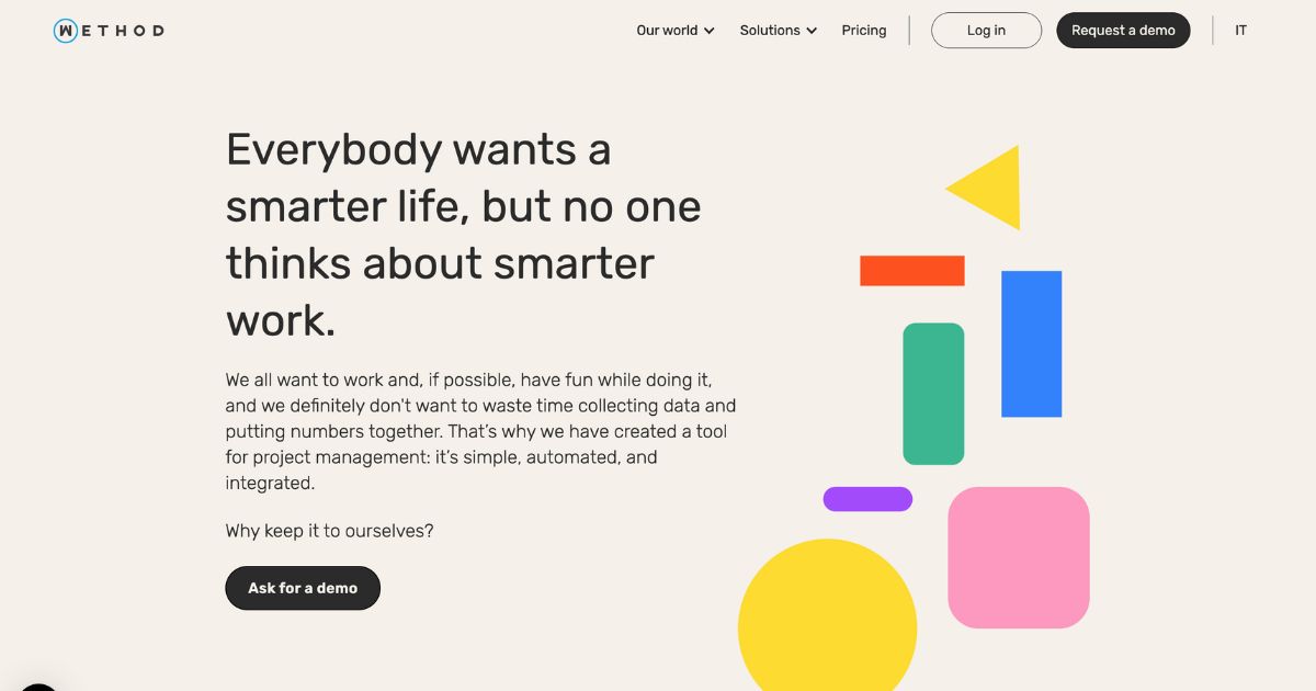 Wethod: All-in-one project management solution to work smarter