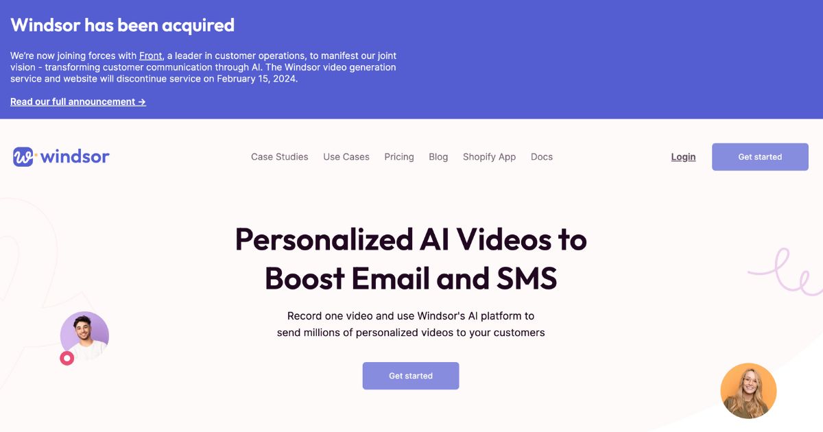Windsor: Personalized AI videos for customer engagement