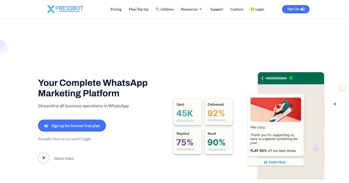 XpressBot: Boost your sales with WhatsApp marketing platform