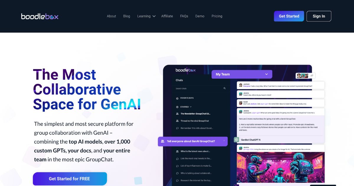 BoodleBox: Collaborative space for GenAI