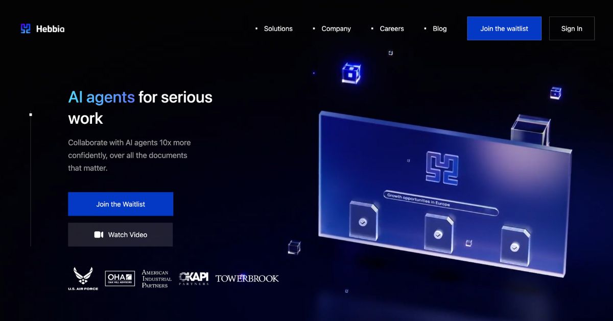 Hebbia: AI agents for serious work