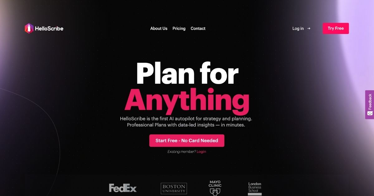 HelloScribe: AI autopilot for strategy and planning