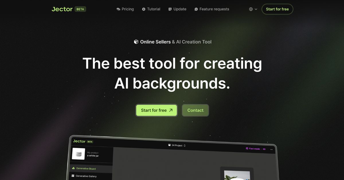 Jector: AI creation tool for marketing