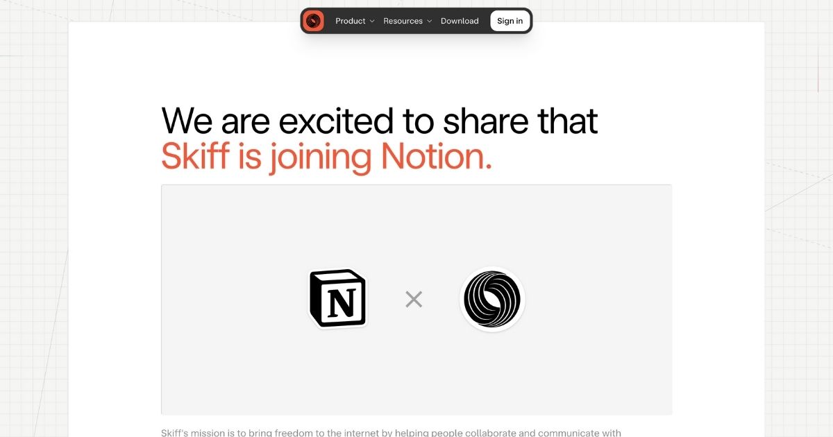 Skiff: Collaborate and communicate with confidence and privacy
