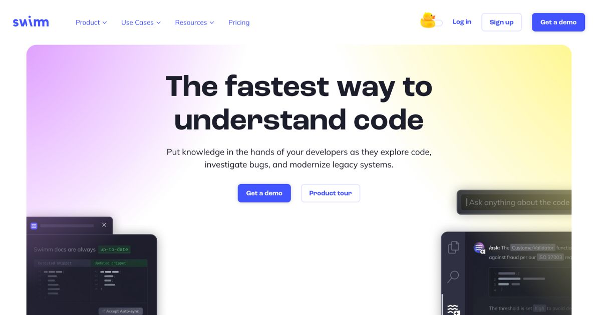 Swimm: Code knowledge management made easy