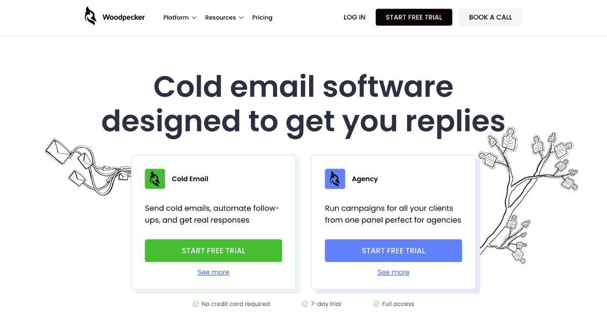 Woodpecker: Send cold emails, automate follow-ups, get responses