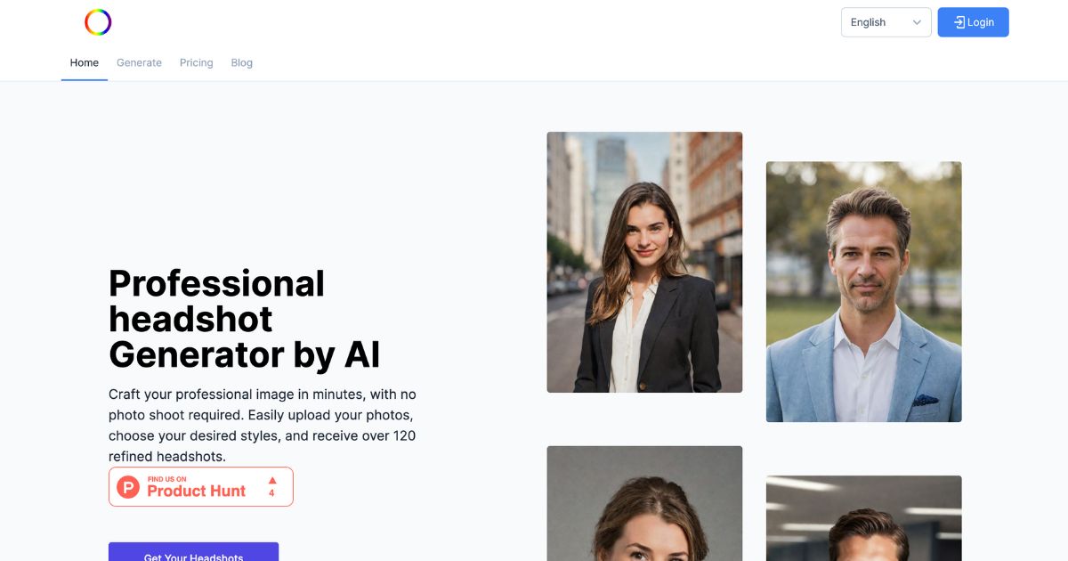 AIHeadshots: Professional headshot generator by AI