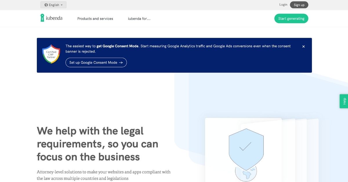 iubenda: Attorney-level solutions to make your websites and apps compliant
