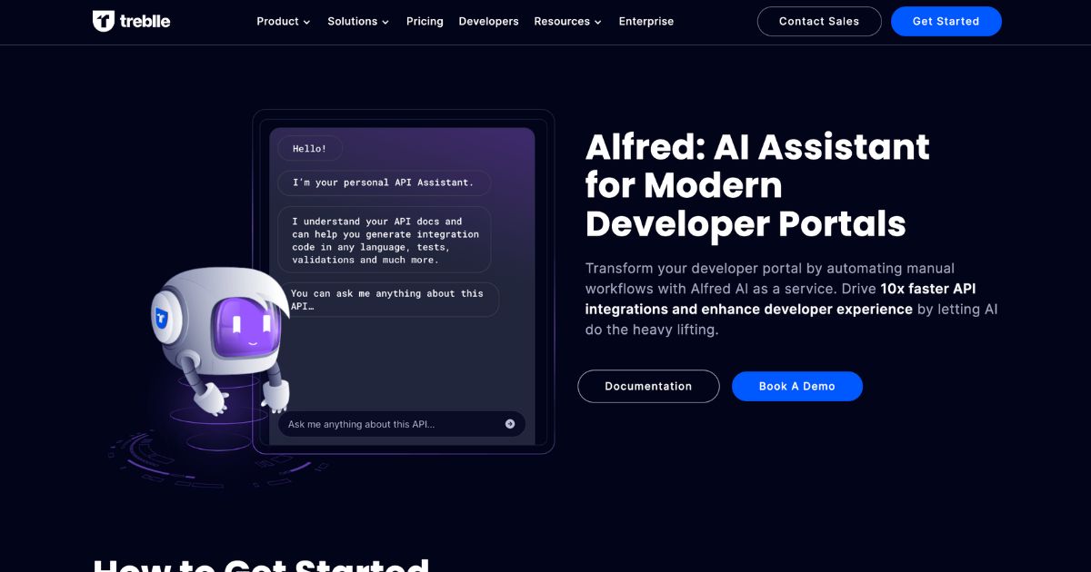 Alfred: AI assistant for modern developer portals