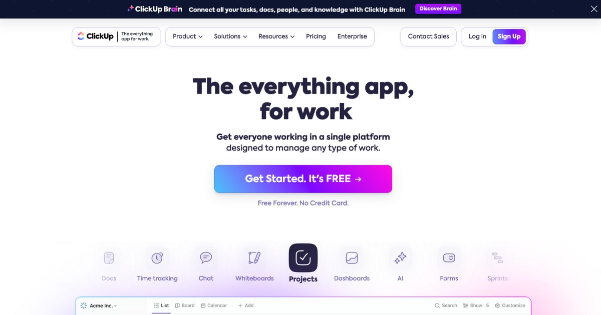 ClickUp: The ultimate productivity tool