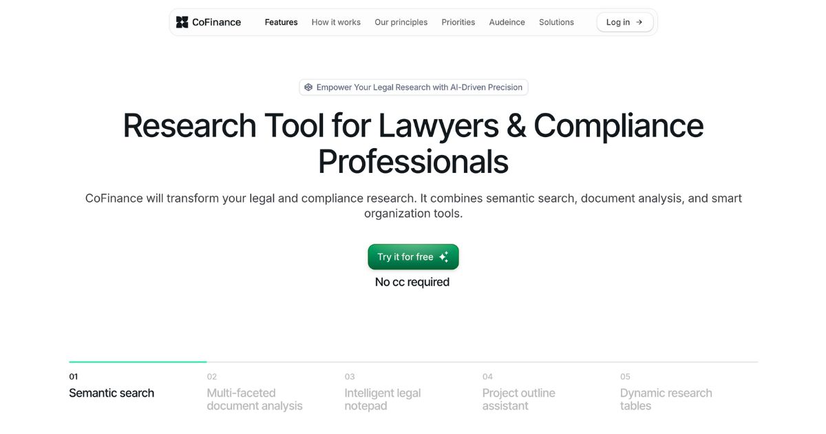 CoFinance: AI for regulatory compliance