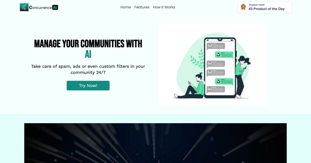 ConcurrenceAi: Community management tool