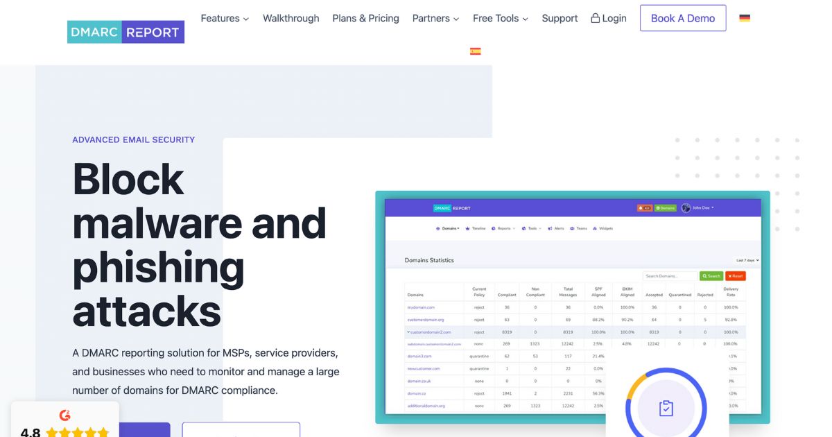 DMARCReport: Advanced email security tool for businesses