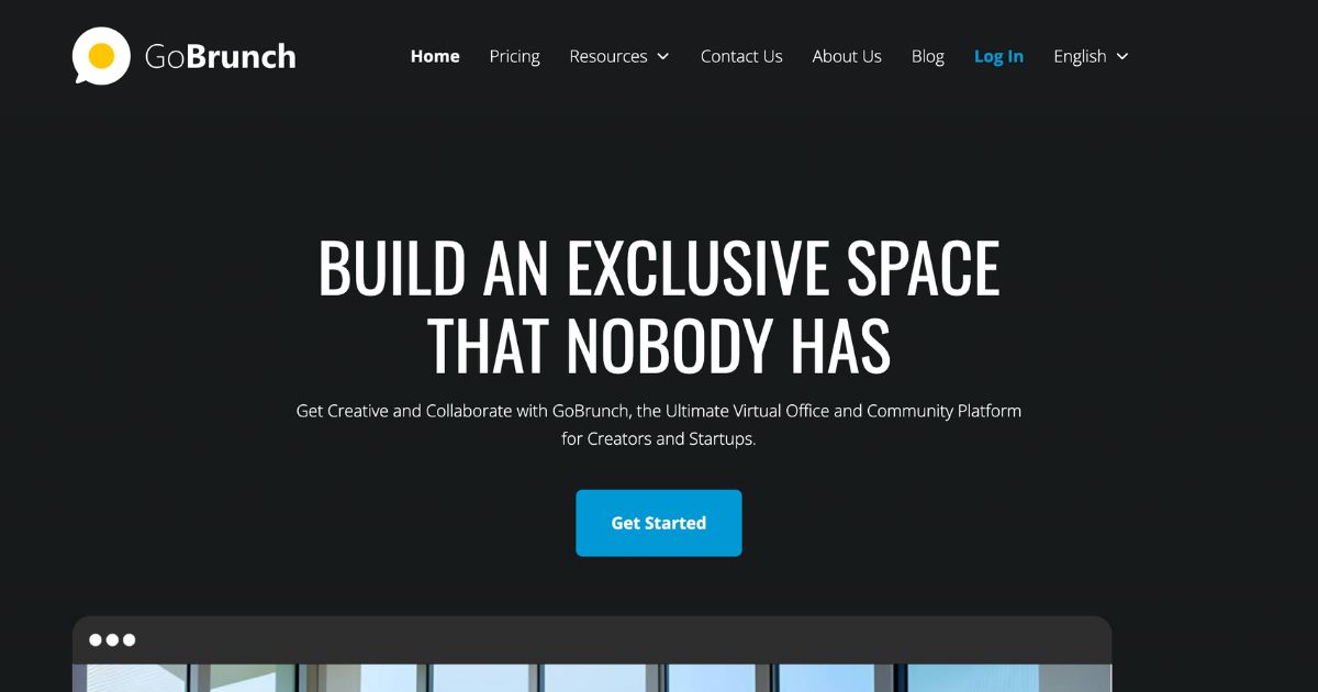 GoBrunch: Virtual office solution for collaborative work