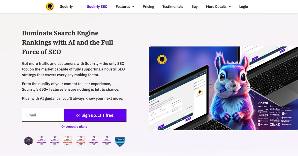 Squirrly: AI-powered SEO tool