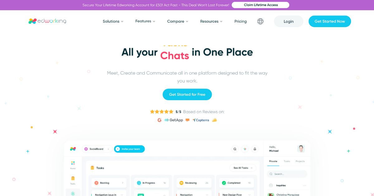 EdWorking: Centralized business collaboration tool