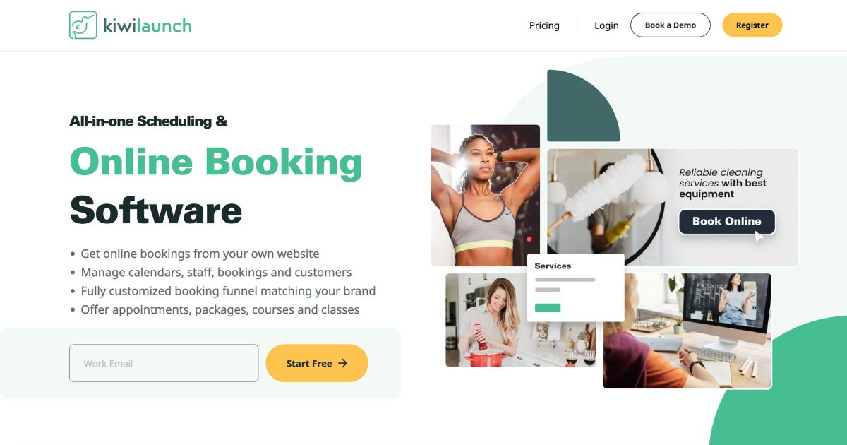 KiwiLaunch: Business scheduling & online booking
